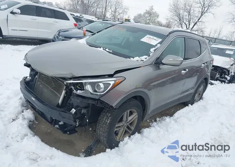 2017 Hyundai Santa Fe Sport 2.4L from USA, damaged, VIN 5NMZUDLBXHH035236